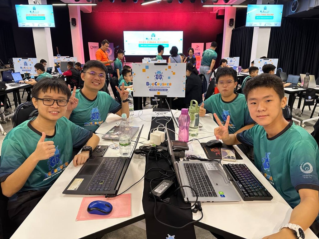 BugCrusher Team Working